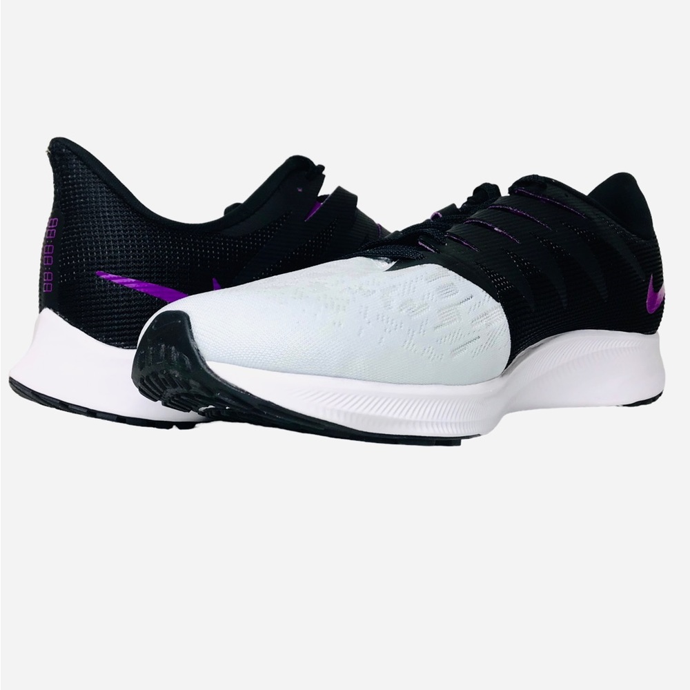 Nike Zoom Rival Fly Running CD7288-004 Pure Platinum/Hyper Violet Mens Size 12